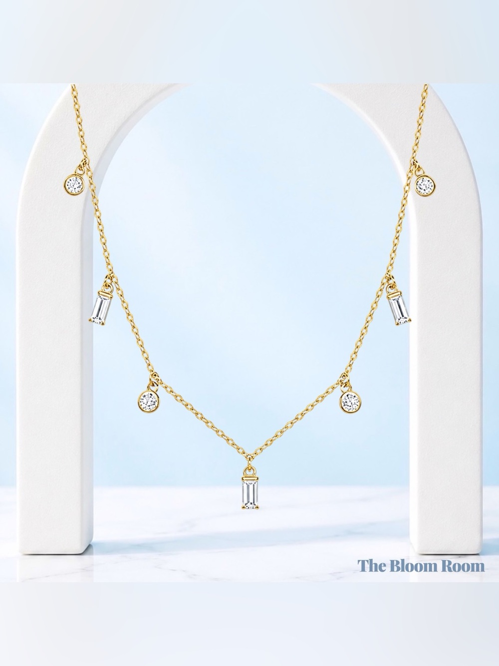 Seraphine Necklace Gold | 925 Sterling Silver Necklace